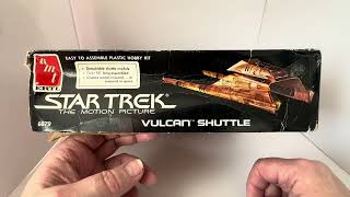 Vintage AMT/ERTL 1984 Star Trek The Motion Picture Vulcan Shuttle Model Kit With Detachable Shuttle