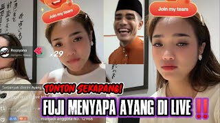 FUJI MENYAPA AYANG MELALUI LIVE NYA‼️ AISAR LANGSUNG KETAWA KEGIRANGAN❗