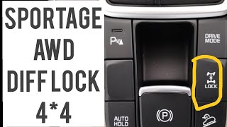 Sportage AWD 4*4 Diff Lock Work Review