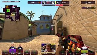 TeSeS 1v2 clutch \u0026 final wallbang kill wins the round | BLAST.tv Major Paris 2023 - Apeks vs Heroic