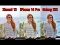 Xiaomi 13 VS Galaxy S23 VS iPhone 14 Pro Camera Comparison