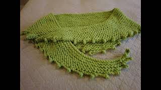 How to knit a shawl