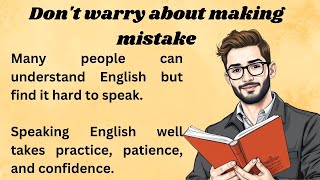 Don't warry about making mistake    Graded Reader    Improve Your English    Listen And Practice