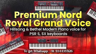 Premium Nord Royal Grand Voice Expansion Pack for Psr S, SX 9 Series || Matthew Megavel