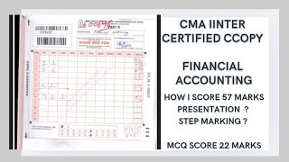 cma inter certified copy financial accounting #cmainter #cma