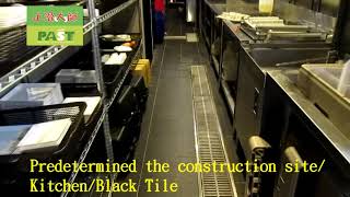 351 Taichung city,BBQ,Restaurants,Kitchen,Black Tile,Anti Slip Treatment