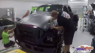 F650 Wrap Timelapse Wrap Pros BB Graphics Truck Wrap How To