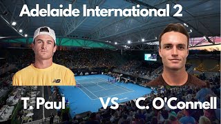 Tommy Paul Vs Christopher O' Connell Adelaide International 2
