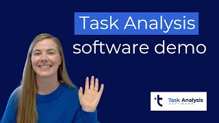 Task Analysis Software Demo