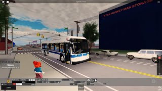 MTA Roblox Busses | XD40 #7466 on the Q100 from Long Island City to Rikers Island.