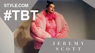 Jeremy Scott's Pink Poodle Collection - #TBT with Tim Blanks - Style.com