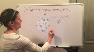 Definite Integrals Using u - Substitution