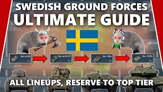 Swedish Ground Forces Ultimate Guide – All Lineups Reserve To Top Tier