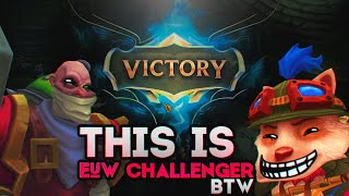 DONT BE FOOLED, CHALLENGER IS JUST AS BAD AS YOUR OWN RANK