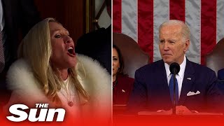 Republicans heckle Joe Biden over his 'sunset on medicare' claims during State of The Union address