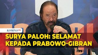 [FULL] Surya Paloh Ungkap Sikap NasDem soal Hasil Pemilu 2024  Selamat Kepada Prabowo Gibran!