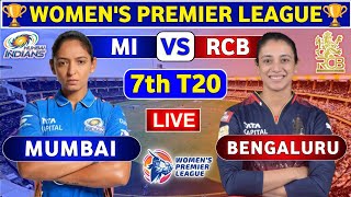 Mumbai Indians Women vs Royal Challengers Bengaluru Women, 7th T20 | MIW vs RCBW 7th Match WPL 2025