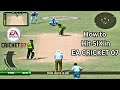 How to Hit Six in EA Cricket 07 | EA Cricket 07 Batting Tips and Tricks