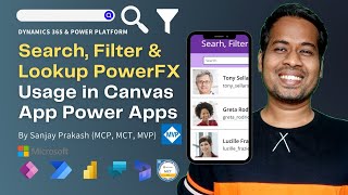 Working with Search, Filters and Lookup PowerFX in Canvas Apps Power Apps