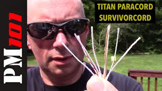 5(ish) MIN REVIEWS: Titan Survivorcord  - Preparedmind101