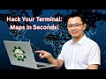 Hack Your Terminal: Make Beautiful Geospatial Maps in Seconds