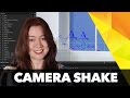 How to create realistic camera shake