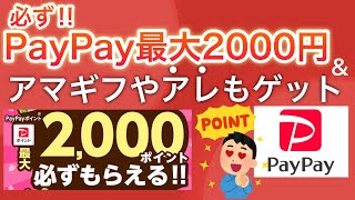 今日からPayPayポイント貰えすぎる…\u0026アマギフや楽天ポイントも‼︎