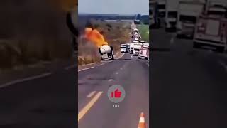 Terrifying Car Gas Leak Accident Caught on Camera!