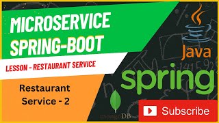 Restaurant Service Tutorial-2 SpringBoot | Microservice In Hindi. #java #microservices #springboot