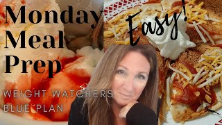 My WW Recipes for this week on the WW Blue Plan