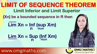 Limit Inferior and limit Superior | Theorem | Limit of Sequence theorem | Real Analysis