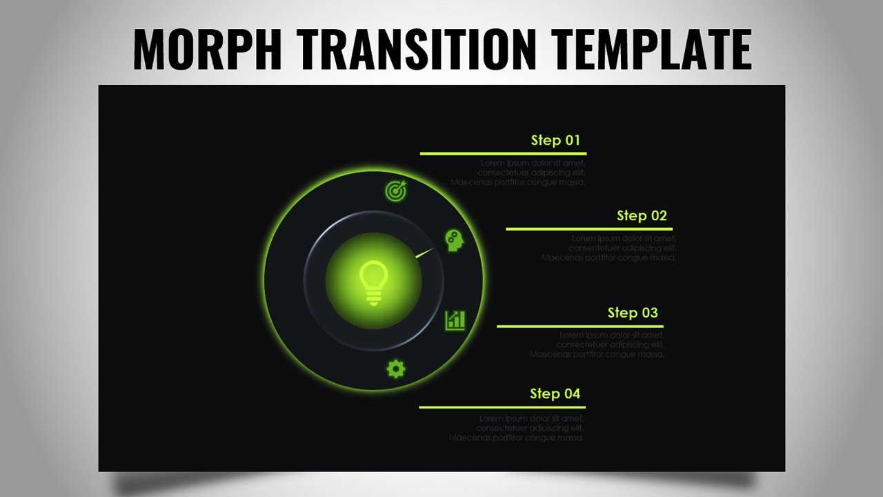 Creative Morph Transition Template In PowerPoint - YouTube