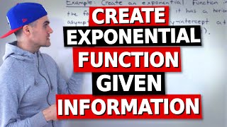 MCR3U - Create Exponential Function - Grade 11 Functions