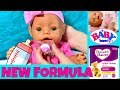 🍼Baby Born Gemma Tries New Baby Formula! Organizing Baby Items In Badger Basket Doll Care Station!