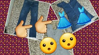 How to reuse jeans into top/Reuse jeans idea/பழைய ஜீன்ஸ் பாண்ட்ல இப்படி பண்ணலாமா /reuse old jeans /