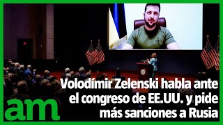 Discurso del presidente de Ucrania Volodímir Zelenski ante el congreso de EE.UU.