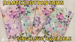 Ramtex के Branded Cotton Suits की Special Collection | सिंगल भी मिलेगा | Cia Collection