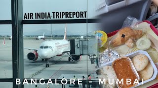 Air India Flight From Bangalore to Mumbai. Air India Tripreport DIGIYATRA