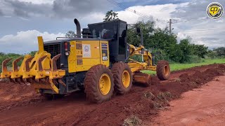 LIMPEZA DE RUA PARA PAVIMENTAÇÃO/Motoniveladora/Patrol/Patrola/Road Grader/Motor Grader/Niveleuse.