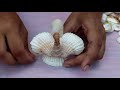 ঝিনুক দিয়ে সুন্দর পাখি তৈরি। nice seashell craft idea make bird for kids by seashell.