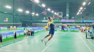 PRNAY SHETTIGAR V/S NICHOLAS NATHAN RAJ  ALL INDIA JUNIOR RANKING BADMINTON TOURNAMENT