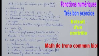 fonctions numeriques ............math de tronc commun