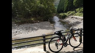 【自転車】篠山 - 三田 - 宝塚 - 猪名川　ロードバイク　後川から羽束川渓谷