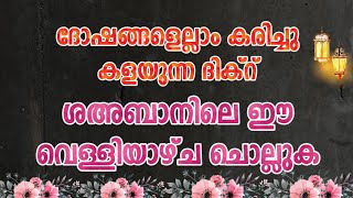 ദോഷങ്ങളെല്ലാം കരിച്ചു കളയുന്ന ദിക്റ് | ശഅബാനിലെ ഈ വെള്ളിയാഴ്ച ചൊല്ലുക ||Qamaroli Usthad ||