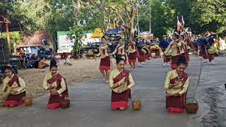 กลองยาวบ้านหัวตะพานพร้อมคณะนางรำ คว้าแชมป์ในงานประกวดกลองยาววัดลืออำนาจ 25/12/63