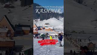 Experience the breathtaking beauty of Kashmir, a paradise on earth. Let the serene lakes, majestic.