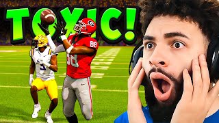 THIS IS THE MOST TOXIC VIEWER COLLEGE FOOTBALL 25 GAME OF ALL TIME...