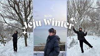 Winter in Jeju Island 🌴 ☃️ l VLOG