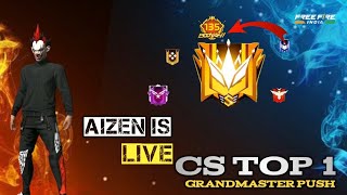 Free Fire Live l cs push 😍 send friend request 😱 Uid Check Out 😱 Aizen Is Live #nonstopgaming​