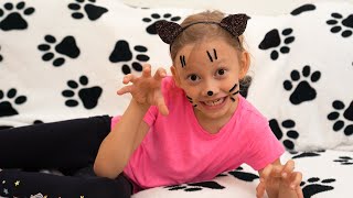 Alena wants to be a Cat - funny story with Alena and mama